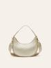 French women's bag new armpit bag fashion messenger portable niche semi-round crescent women's bag shoulder bag