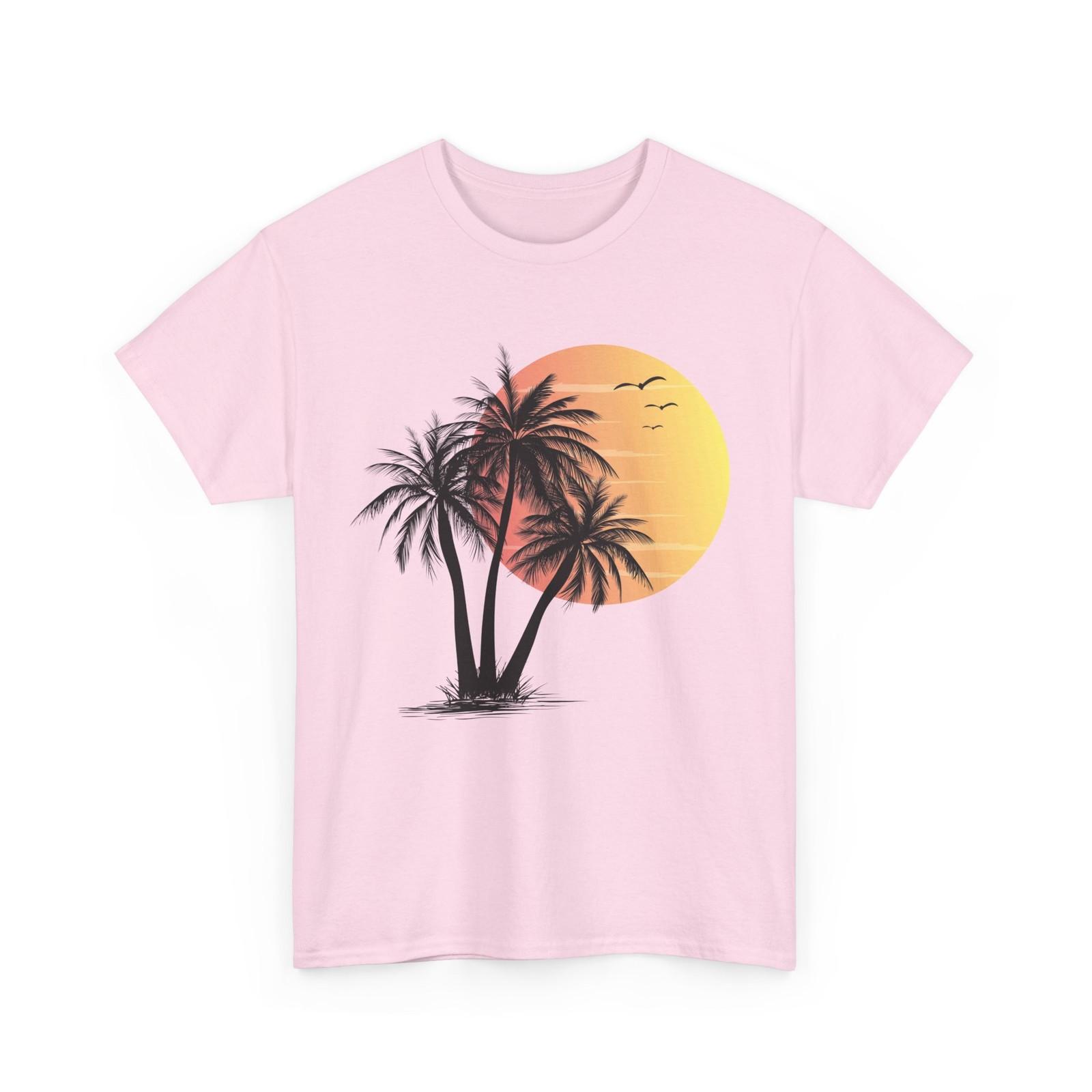 Palm Trees Shirt, Beach Lovers Summer Vacation Men Shirt XXXXL
