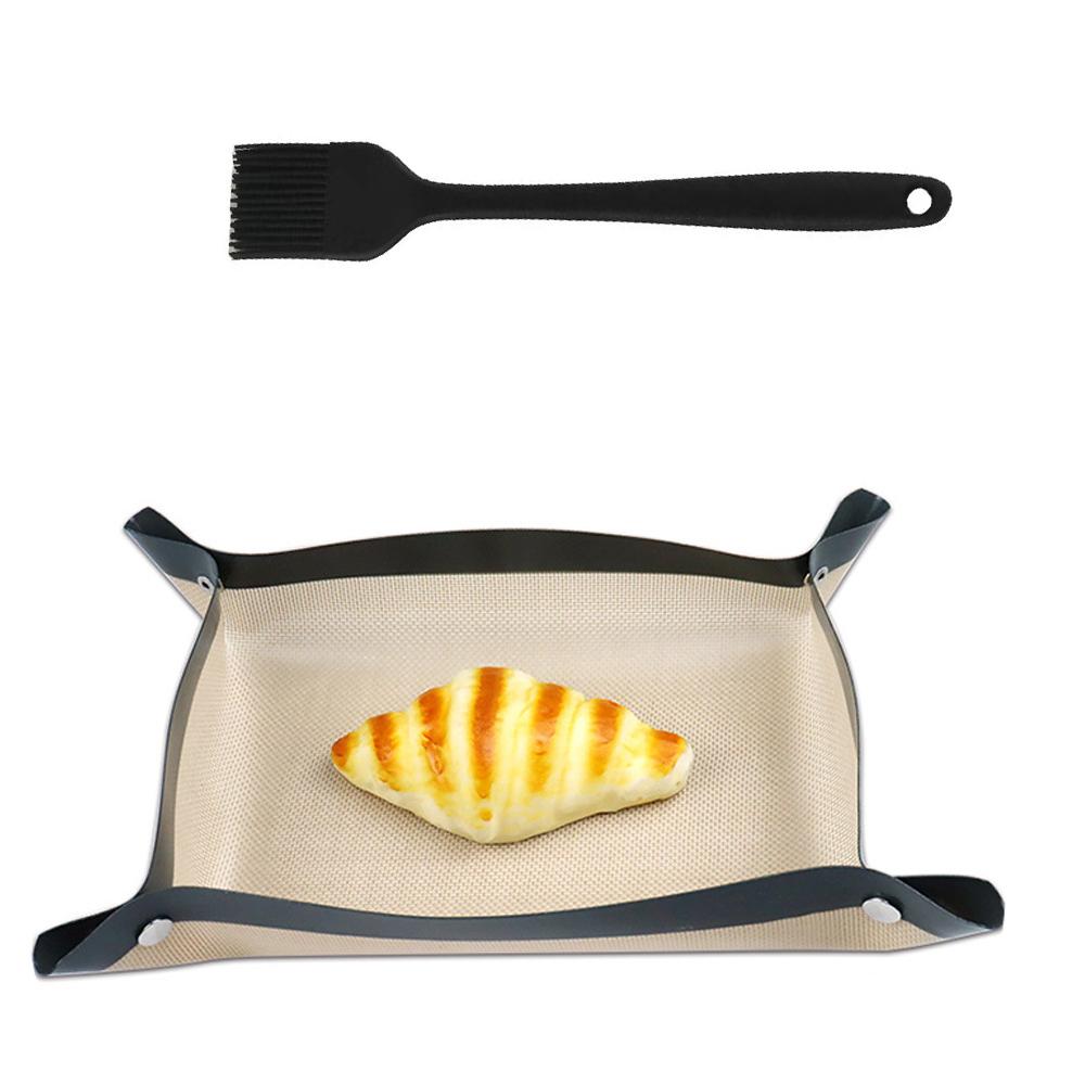 

Leak-Proof Silicone Baking Shims With Small Buttons Designed For Fiberglass Heat-Resistant Baking Mats Reuse Cookie Macarons