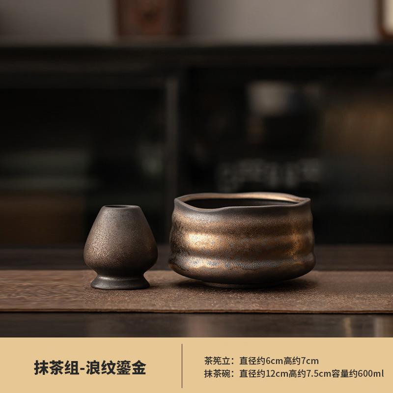 Teegeschirr Matcha-Werkzeuge Japanische Zeremonie Matcha-Anzug Schneebesen Matcha Grüner Tee Chasen Halter Ständer Schalen Tablett Teller Zubehör