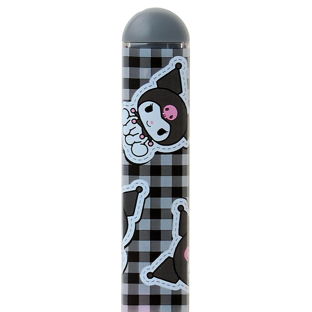 Sanrio Kuromi Portable Stainless Steel Copper and ABS with Cardboard Opener Function and Slim 615358 Scissors, Resin, Cap, Size,