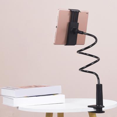 Soporte para teléfono celular, tableta, rotación de 360 grados, soporte para mesita de noche, soporte estable con abrazadera para teléfono