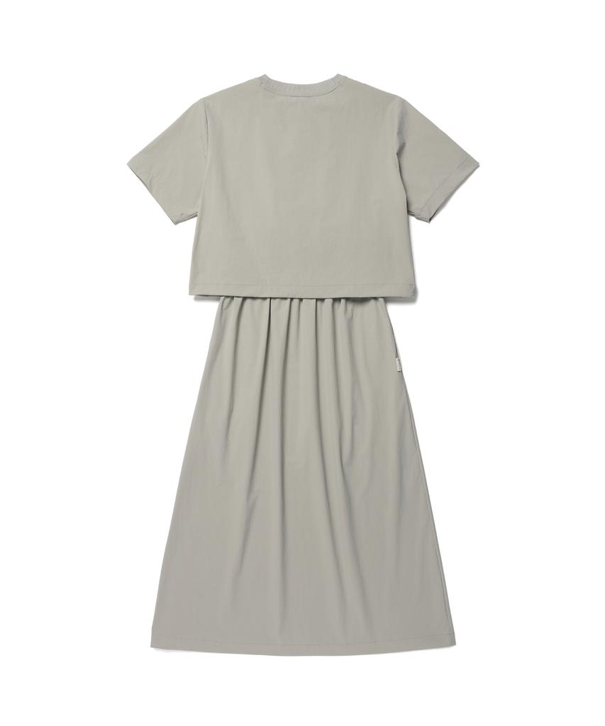SNOWPEAK APPAREL Thin Tech Basic Dress (S26Mwsop31) Fog Gray