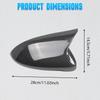 2Pcs Car Door Side Wing Rearview Mirror Cover Cap For VW Golf GTI Golf R E-Golf  2015 2016 2017 2018  Carbon Fiber Black