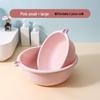 Durable Large Plastic Basin for Laundry, Washing Feet, Face, Vegetables - Ideal for Dorms & Homes