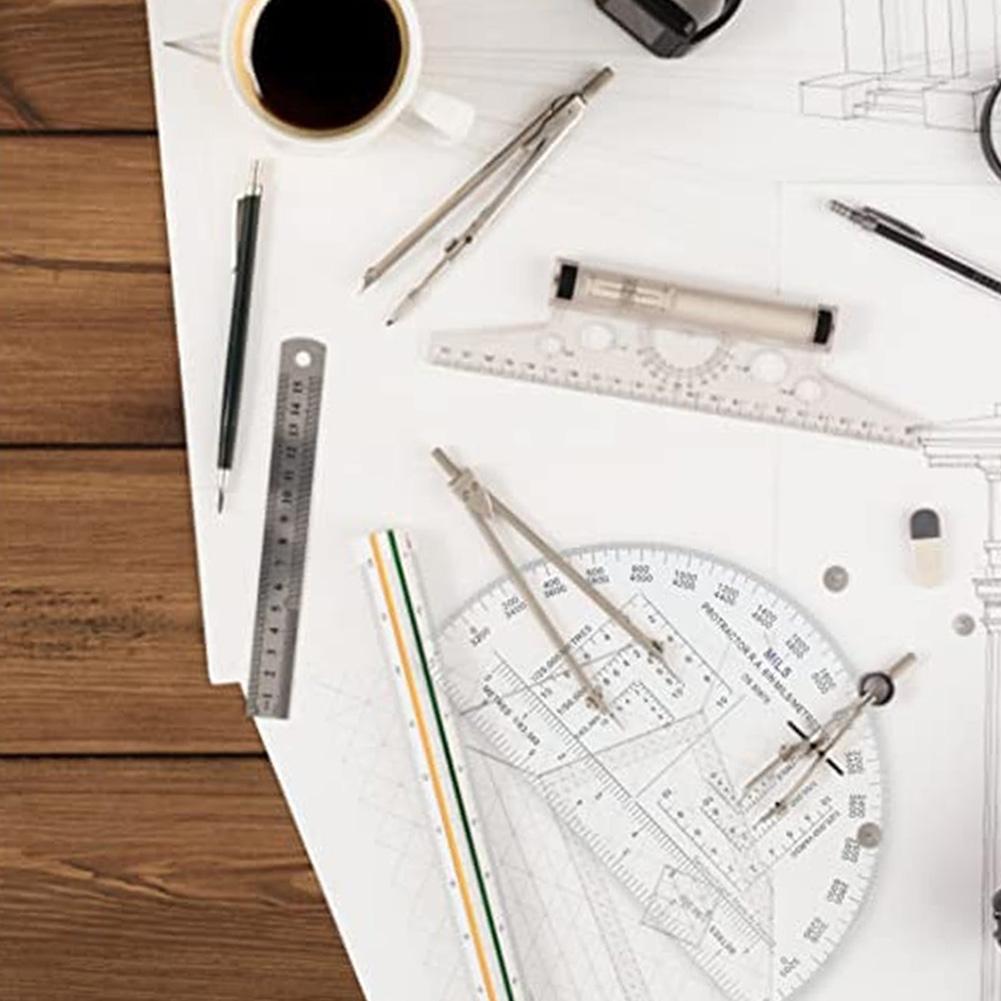 Grafometrisk Vinkelhake med Robust Akrylkonstruktion för Noggrann Geometrisk Vinkelmätning i Undervisning och Utbildning