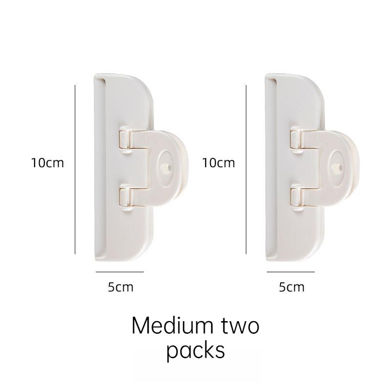 2 PCS Food Sealer Clips Strong Airtight Seal Fresh Keeping Snack Bag Clips Moisture Proof Japanese Style Sealing Clips