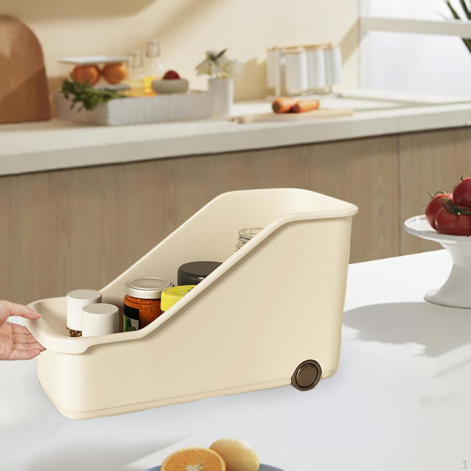 Bin Box for Storage with Wheels Kitchen Use