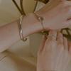 Retrofinger Silver925 Hollow Bangle #Sb360