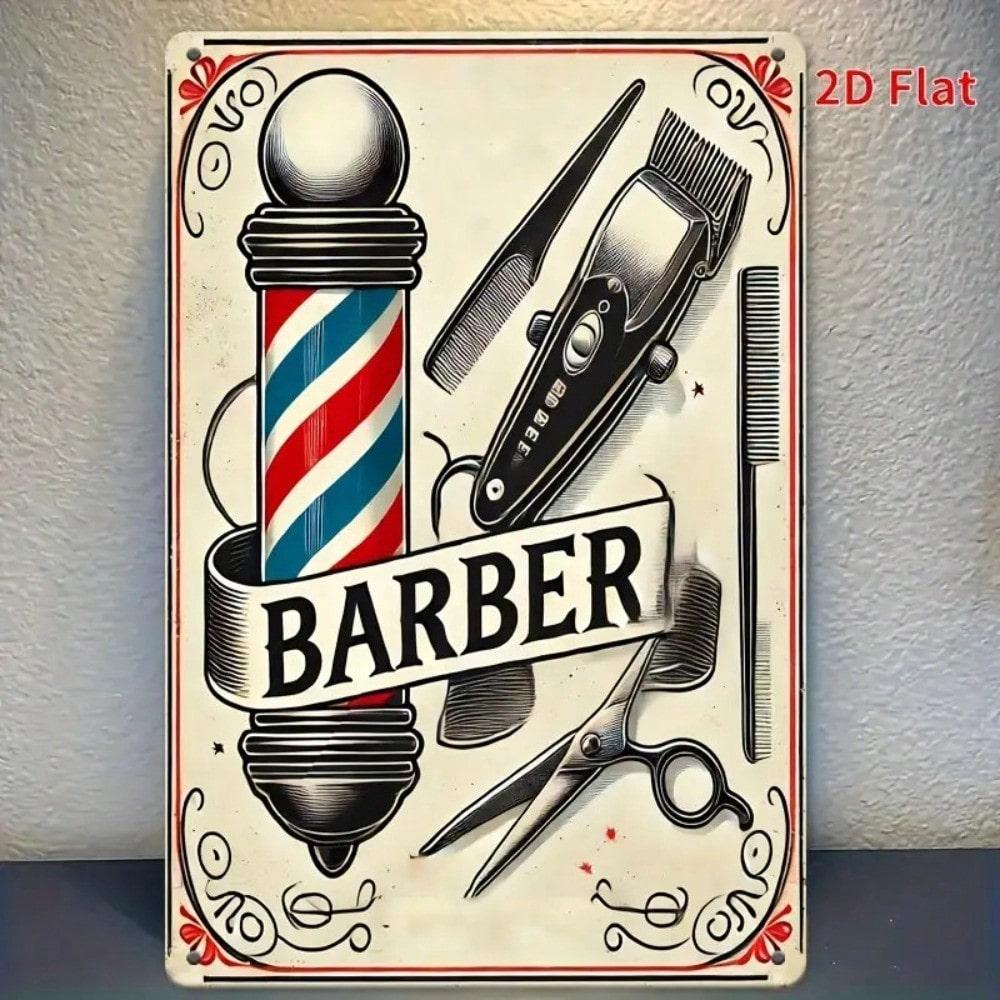 Retro Metal Paintings, Furniture, Living Room Decoration 20x30cm