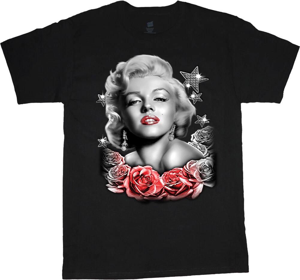 Mens Graphic Tees Marilyn Monroe Celebrity T-shirt Mens Clothing Apparel XXXL