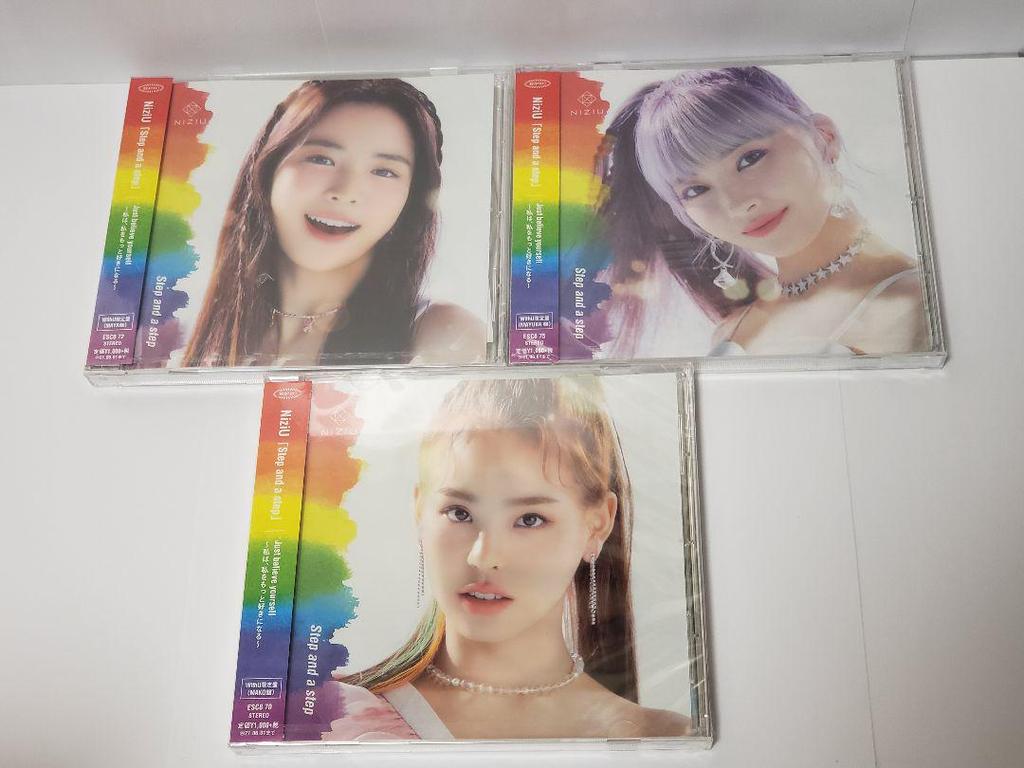 [USED] NiziU Step and a Step WithU Limited Edition 9 Types BOX