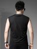European-Style Fitness Sports Vest for Men, Summer 2025 New Trendy Brand Round-Neck Sleeveless T-Shirt Men's Tank Top