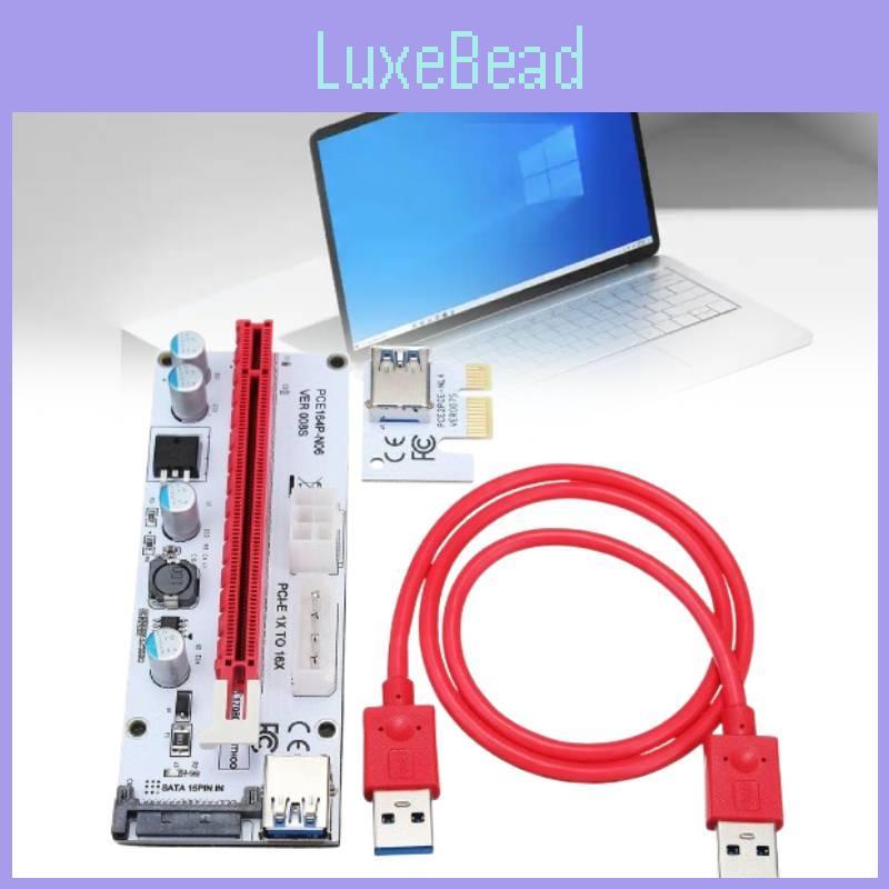 Pcie Pci-e Express 1x To 16x Gpu Extender Riser Card Adapter Btc Eth