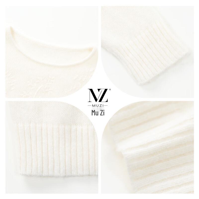 Alpaca & Wool Blend Embroidered Knit Sweater for Women