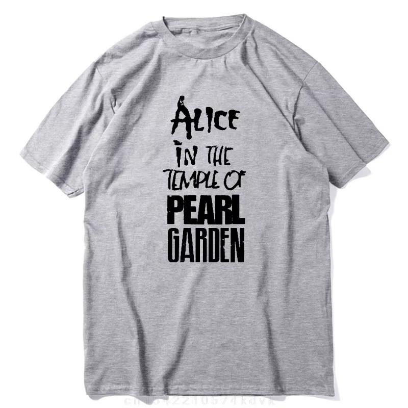 Alice in Chains TShirt T Shirt Alice in The Temple of Pearl Garden Men Fashion Tshirt Summer MenS T Shirts Printed Tee Shirt