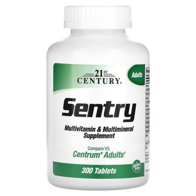 Sentry, Multivitamin- und Multimineralstoffpräparat für Erwachsene, 300 Tabletten