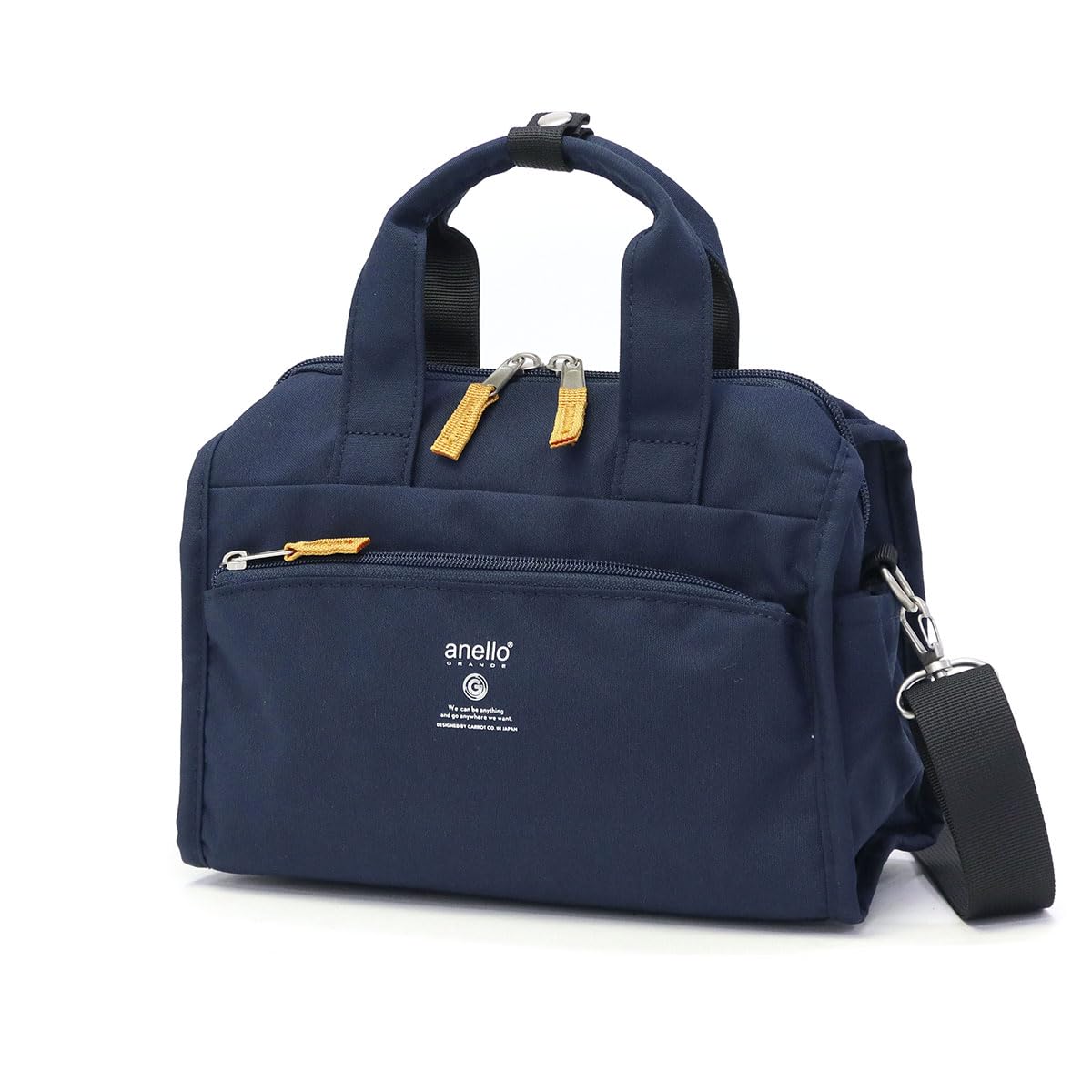 

Mini Boston Cabin GTM0177Z Navy [Anello Grande] Bag, Lightweight/Water-Repellent/Multi-Storage/2-Way