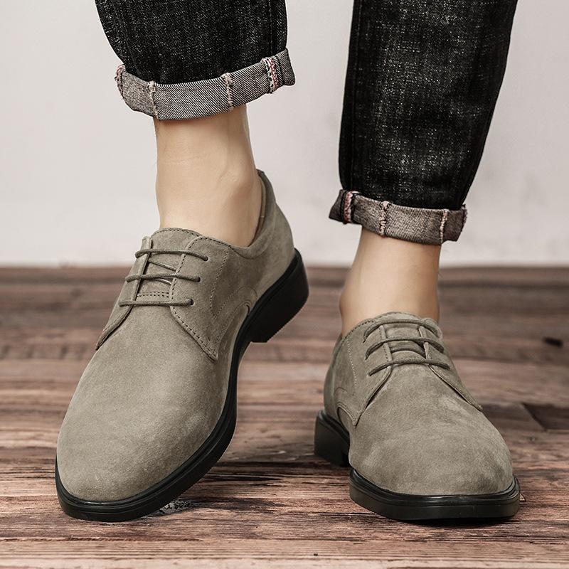 2025 spring and autumn new product fashion men's business shoes trend foreign trade hot-selling versatile casual small leather shoes