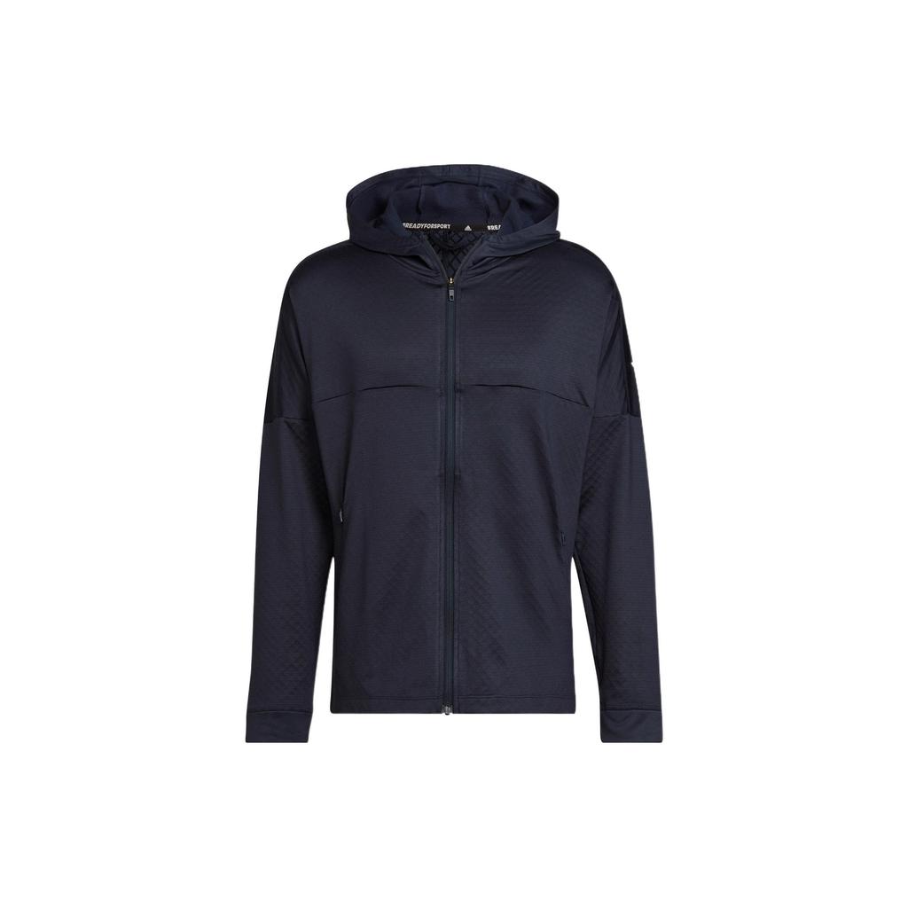 Adidas Workout Warm Full-Zip Hoodie Men Tops Legend-Ink HL8777