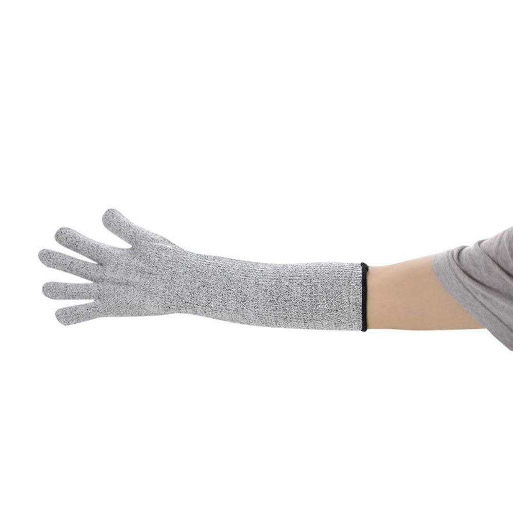 1Pair Breathable Safety Sleeves 20-55cm Anti Cut Arm Sleeve Durable Protection Gloves Labor