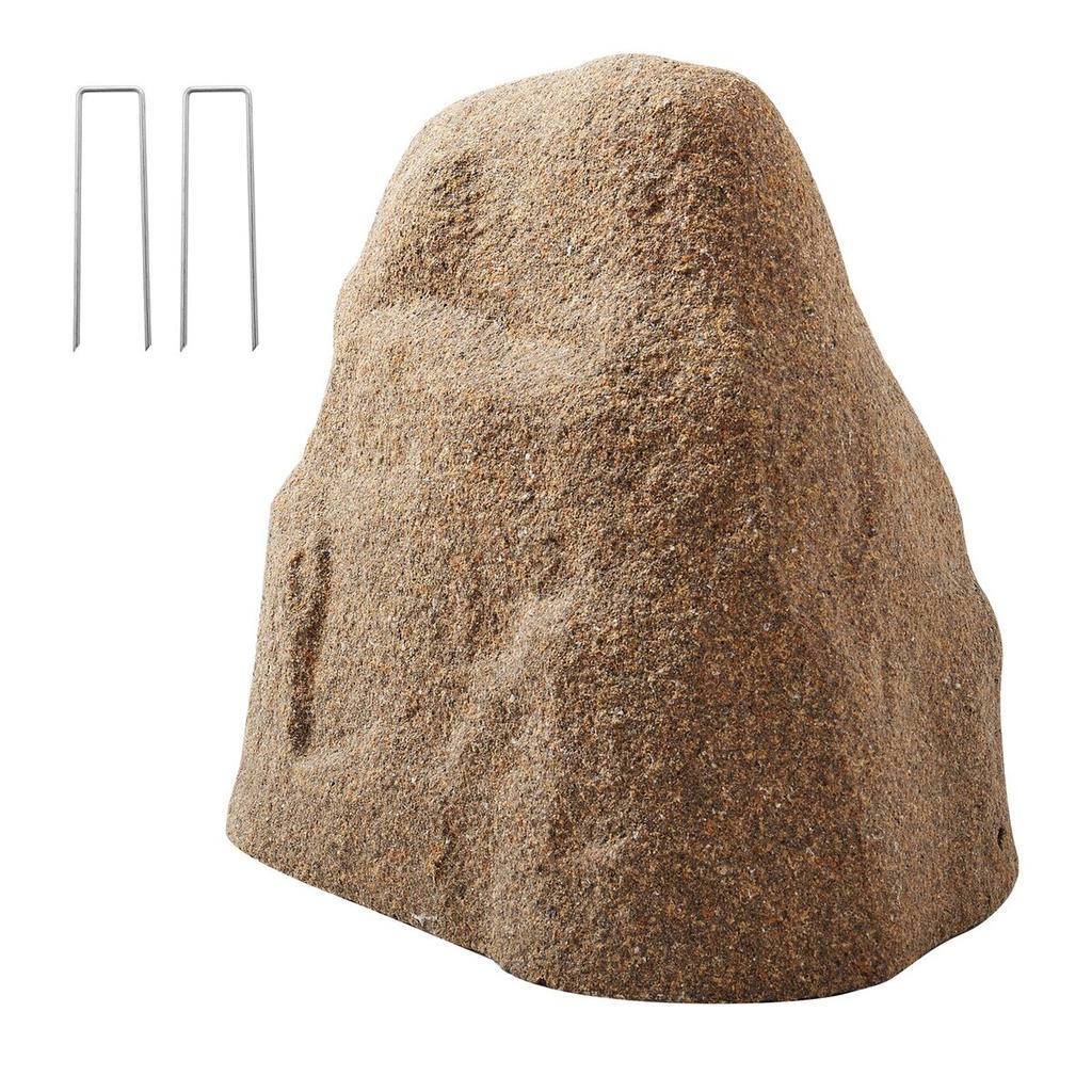 Faux Rock Cover, Outdoor Fake Rock Well Pump Cover, Realistic Natural Texture, Lightweight & Weather-Resistant Artificial Boulder for Landscaping