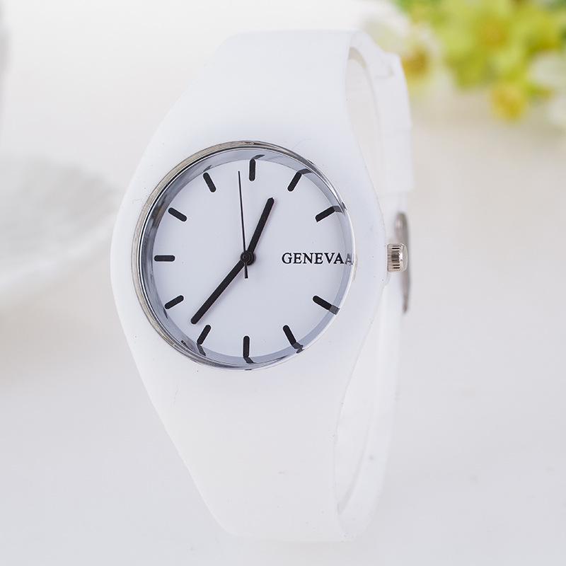 Slim Unisex Fashion Silicone Quartz Wristwatch - Ideal Student Gift