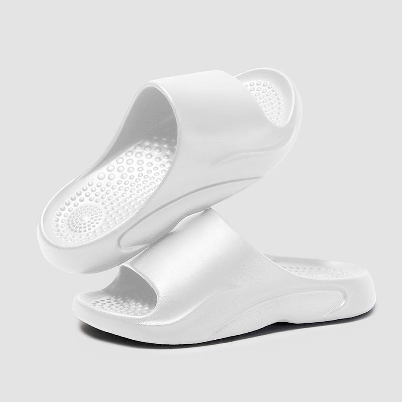Fashion Non Slip Eva Bathroom Massage Insole Slippers for Women 2025 Summer New Thick Bottom Home Slides Woman Soft Sole Indoor Slippers
