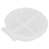 Shell Jewelry Tray Resin Mold, DIY Tray Resin Silicone Seashell Silicone Storage Plate Easy to Demold Seashell Storage Plate Silicone for DIY Crafts