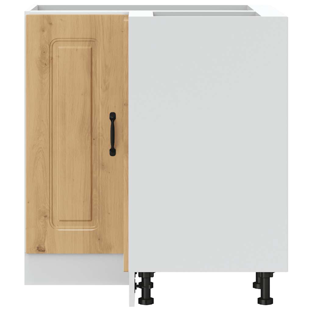 Corner Kitchen Base Cabinet Kalmar Artisan Oak Particleboard