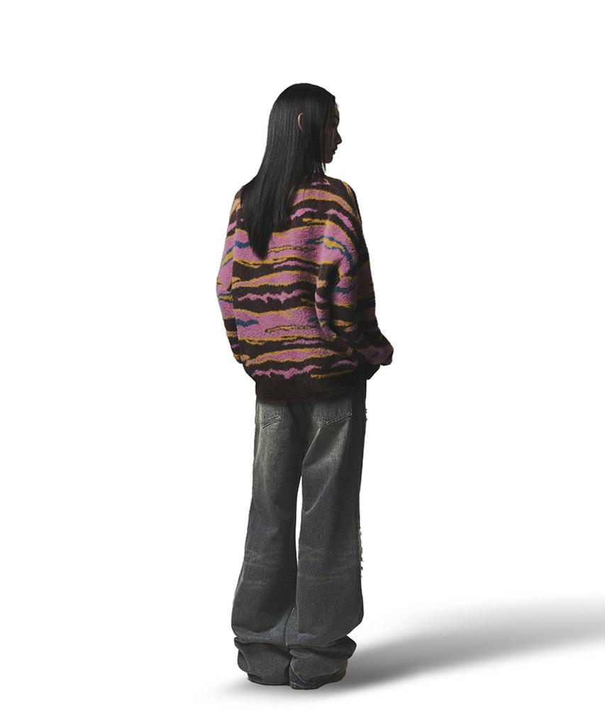 NOT4NERD Night Mist Mohair Knit - Brown