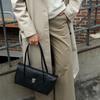 Noische Arc Flap Long Handle Bag _ Black