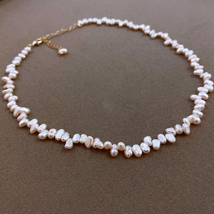 Hochwertige 100% Barock Süßwasserperlen 14K Gold Filled Damen Sets Für Frauen Halskette Armband Kein Verblassen Geschenke