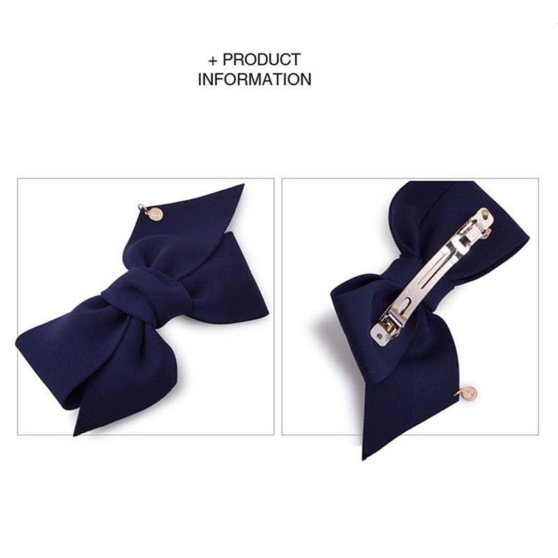 Girl Women Big Bowknot Hair Clips Hairpins Hair Accessories