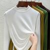 Modal long-sleeved women's thin inner with medium-neck bottoming shirt, new summer shirt