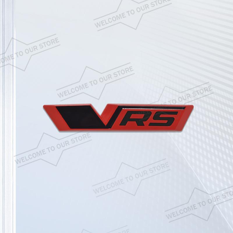 xnapd1 Car Styling New VRS Emblem Body Trunk 3D Metal Grille Badge Stickers Decal For Octavia Enyaq RS Elroq Kushaq Citigo Superb Scala