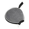 PATIKIL Table Tennis Paddle Table Tennis Racket Half Soft Container Bag for Sports Gray Case, Case, Cover, Accessories,