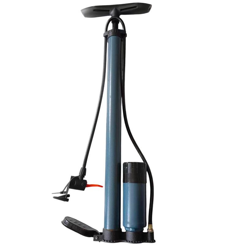 Compact High-Pressure Air Pump with Gauge for Bikes and Electric Vehicles