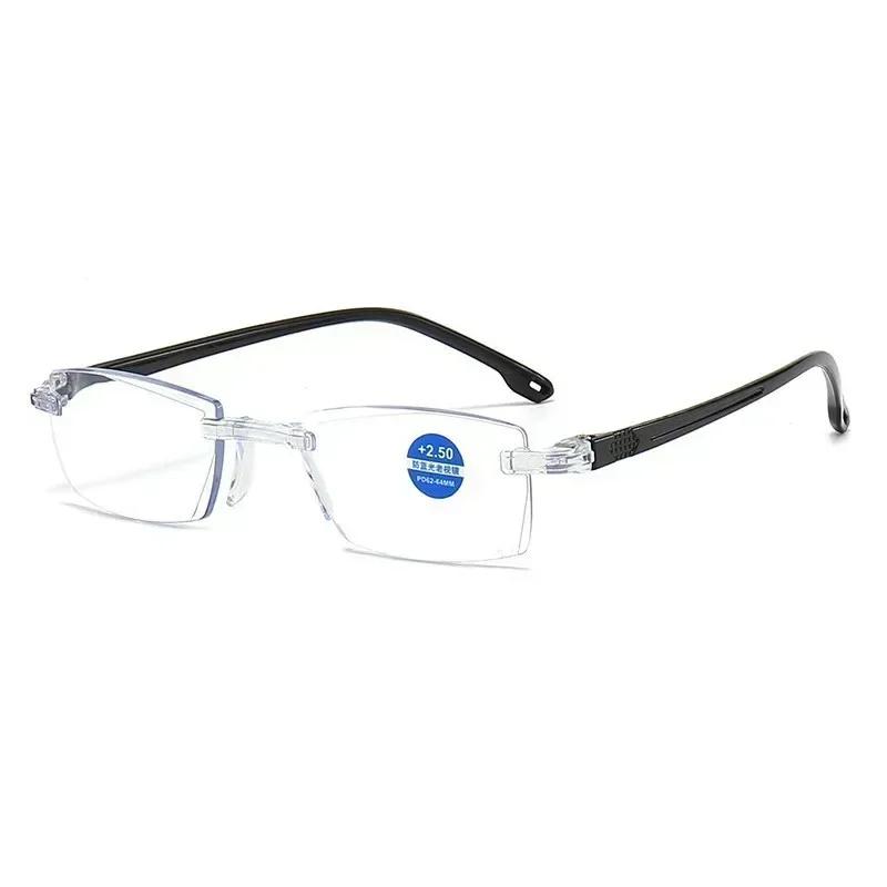 Blue Light Blocking Reading Glasses Women Men Presbyopia Eyeglasses HD Lens +1.0 To +4.0 Stylish Cutting Frame