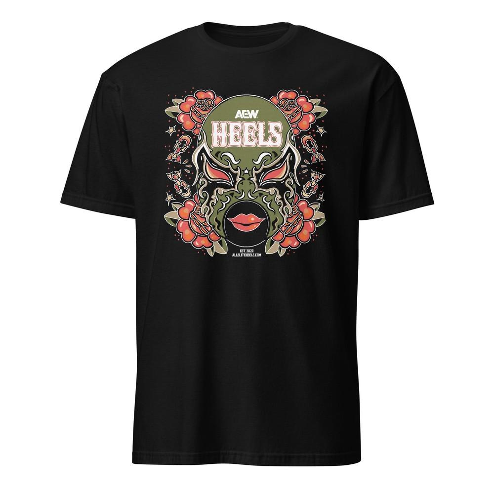 AEW Heels  Masked Mistresses Official AEW TShirt Unisex T-Shirt Graphic Tee S