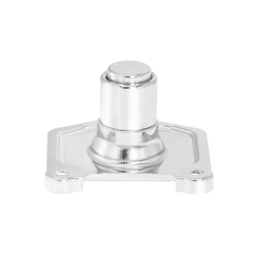 Motorcycle Solenoid Cover Push Starter Button Starter Button Cover Fit for Harley Dyna Street Bob Fat Bob Touring Electra Glide 1991-2017 (Chrome