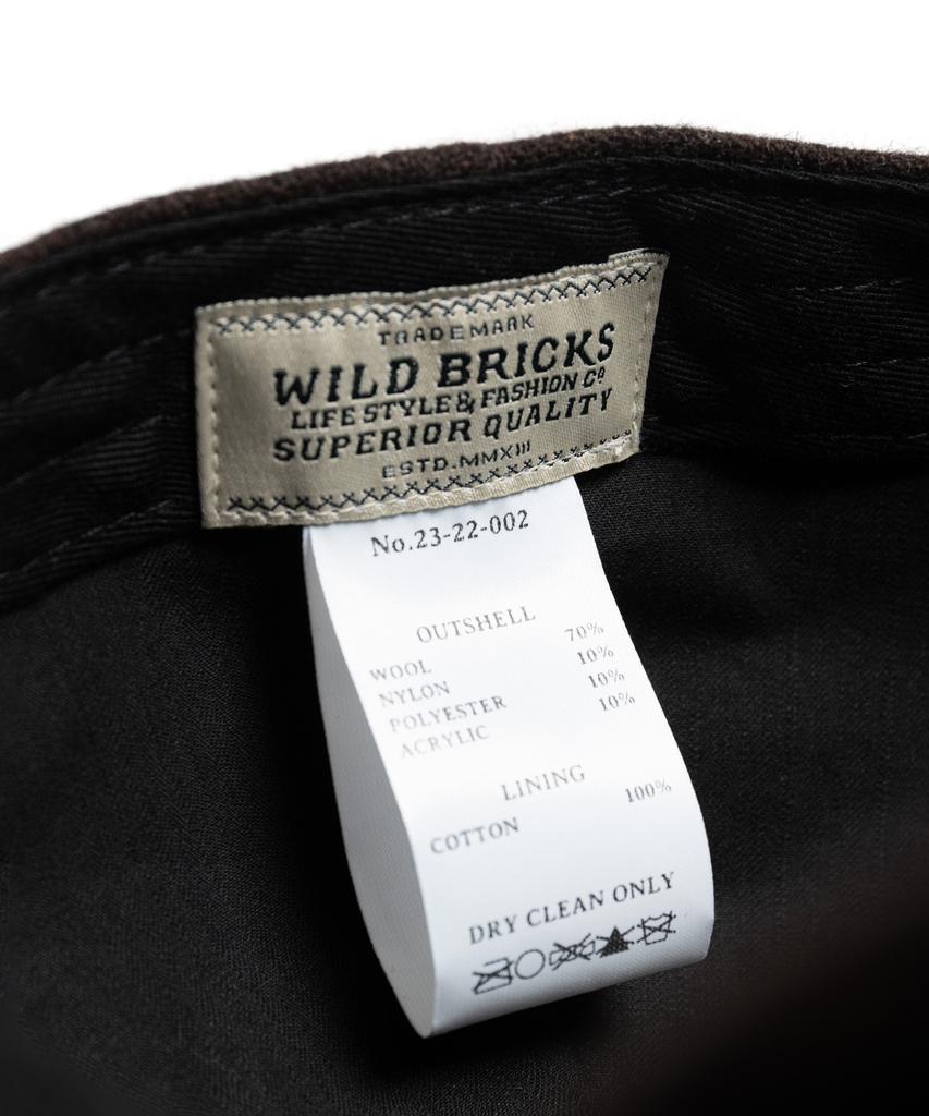 Waildeubeuligseu Melton Wool Hunting Cap (Dark Brown)