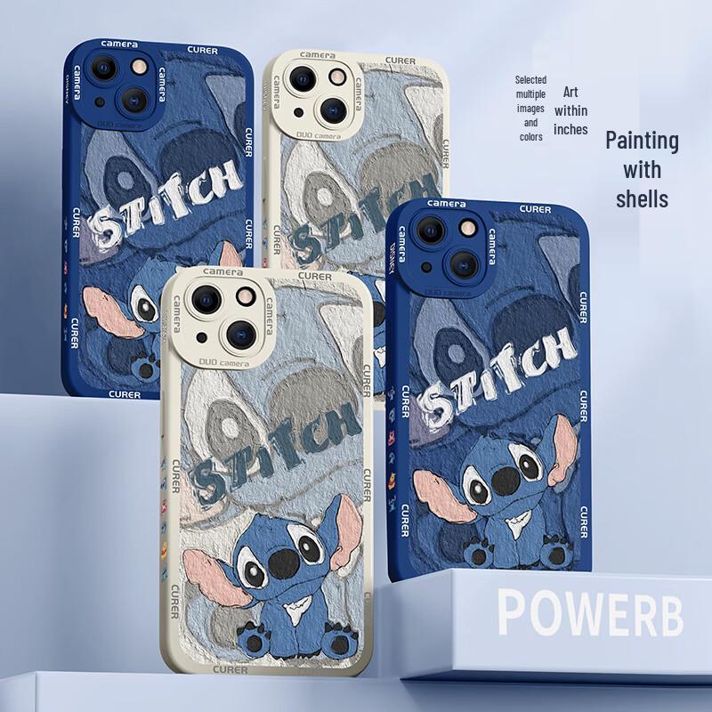 Cartoon Shockproof Silicone iPhone Case with Full Lens Protection