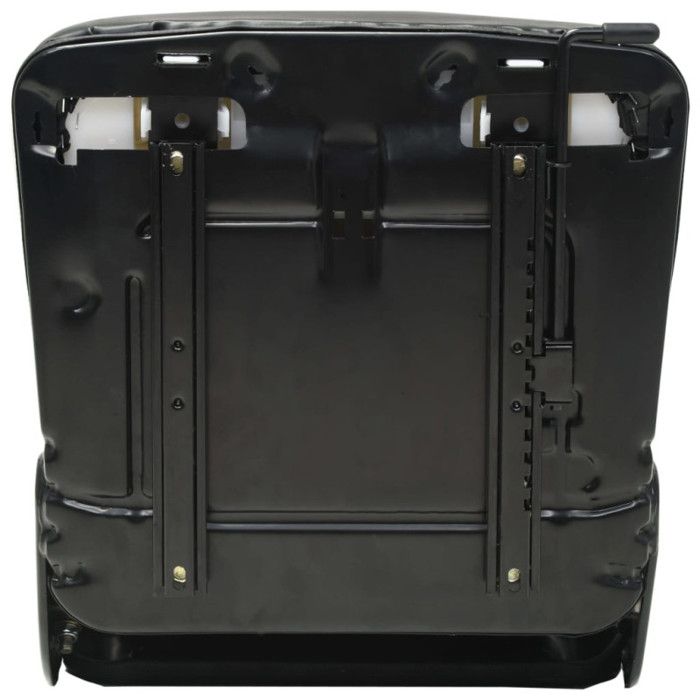 Siège de Tracteur - vidaXL - Dossier Réglable - PVC Imperméable - Confort Optimal - 3 Réglages de Poids