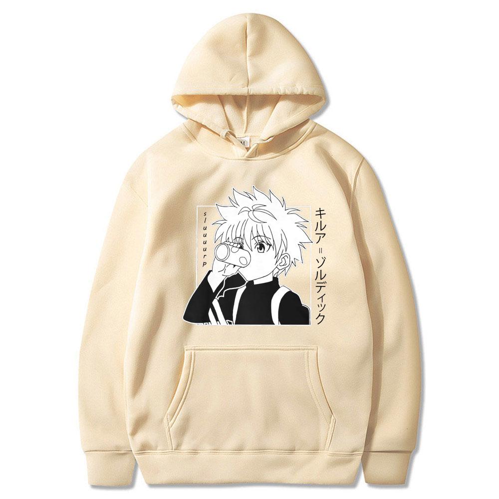 Funny Japna Anime Hunter X Hunter Mikiny Unisex dámska mikina s dlhým rukávom Killua Zoldyck Manga Unisex Oversized Hoodie Street