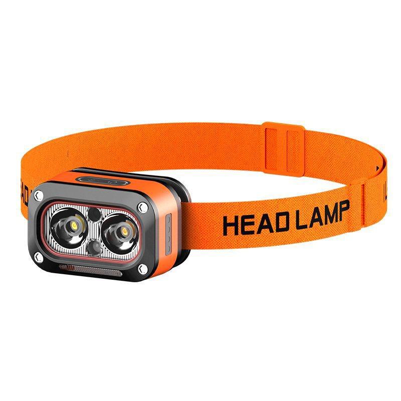 Lightweight Multi-Source Outdoor Running & Fishing Headlamp with Long Battery Life & Digital Display
