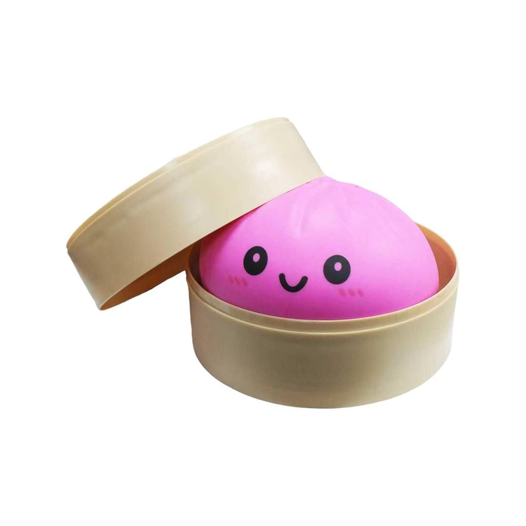 Extra-large Simulated Steamed Bun  Toy Stress Relief Flour Ball Slow Prank Stress Relief Toy(1PC)