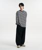 Mubeun Essential One-Pleat Wide Sweatpants Black