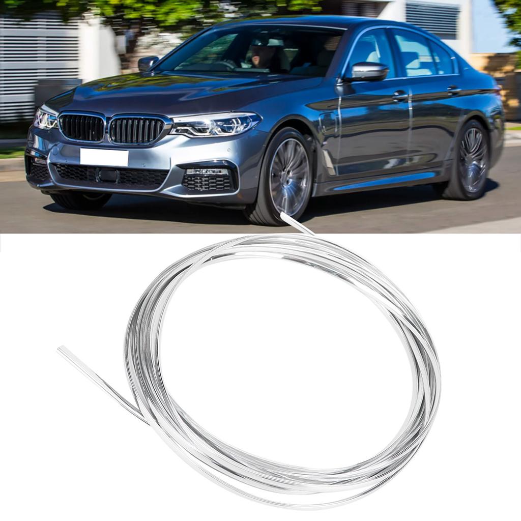 6 Meter Chrome Moulding Decorative Trim Strip Car Door Boot Edge Scratch Guard Protector Cover