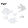 Marine Life Home Decor Fish Mirror Wall Stickers, Self Adhesive Ocean Decals, Removable Stickers 3D Art for Living Room Bedroom Bathroom Tile